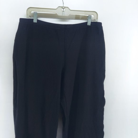 eileen fisher cropped leg pants ladies size large - Picture 4 of 8